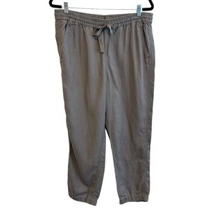 JCrew Point Sur Grey Joggers Size 12